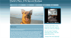 Desktop Screenshot of charliesplacepetspa.com
